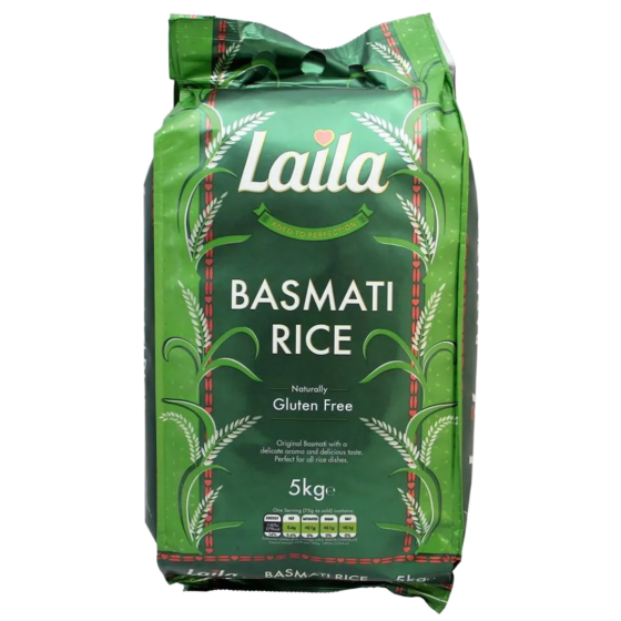 Laila Basmati Rice Green 5kg