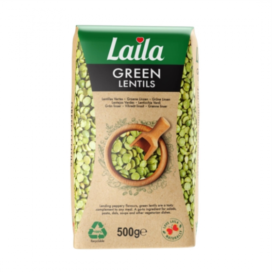 Laila Green Lentils 500gm