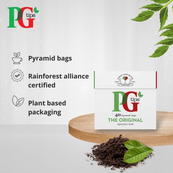 Pg Tips Pyramid 40 Teabags...