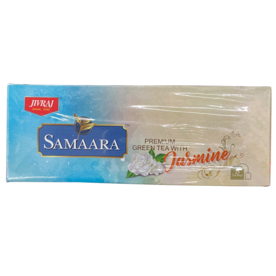 Jivraj Samaara Premium Green Tea With Jasmine 25 Tea Bags 50gm