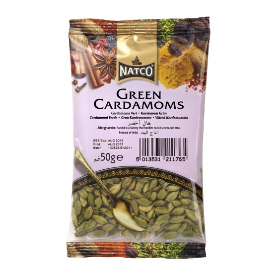 Natco Cardamom Green 50gm